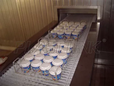 Ice cream conveyor line application