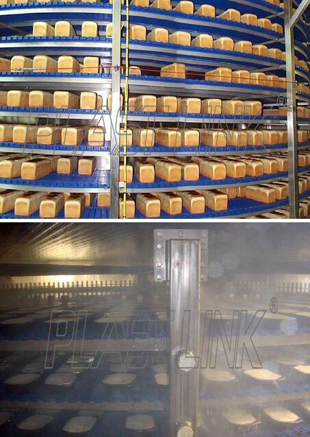 Bread cooling conveyor application