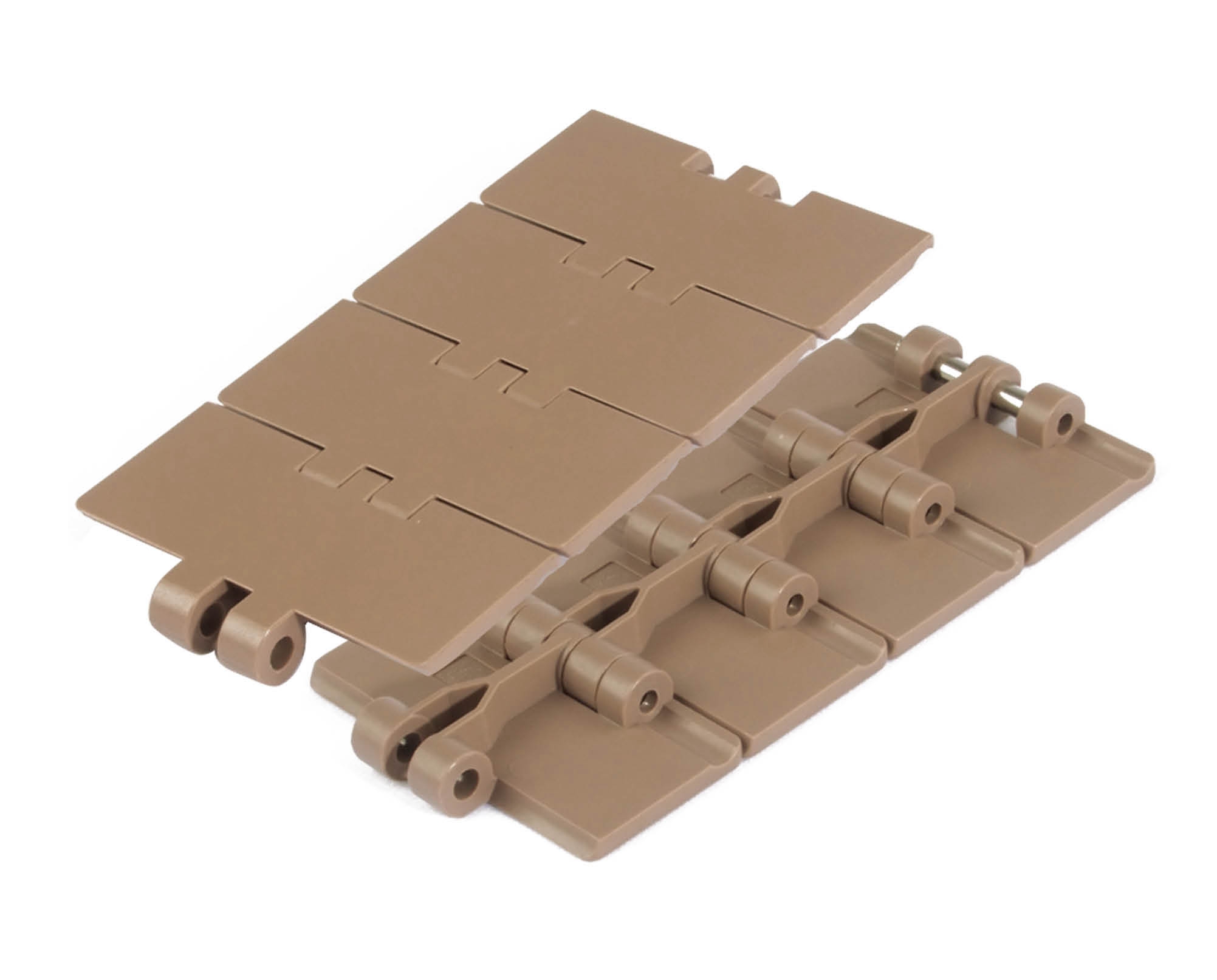 PL 820 Single hinge straight slat top chain
