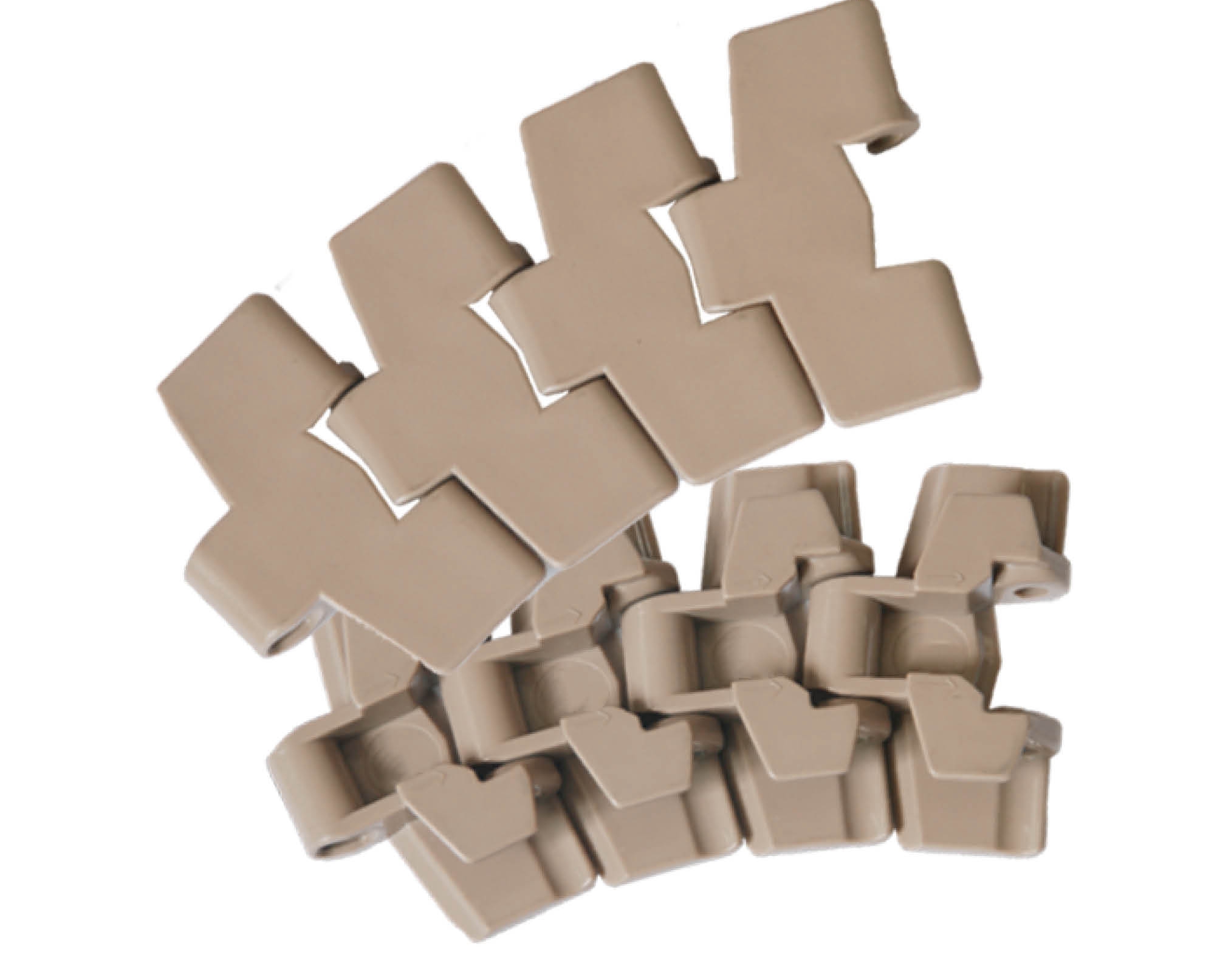 PL880TAB-RT Small radius Flex slat top chain