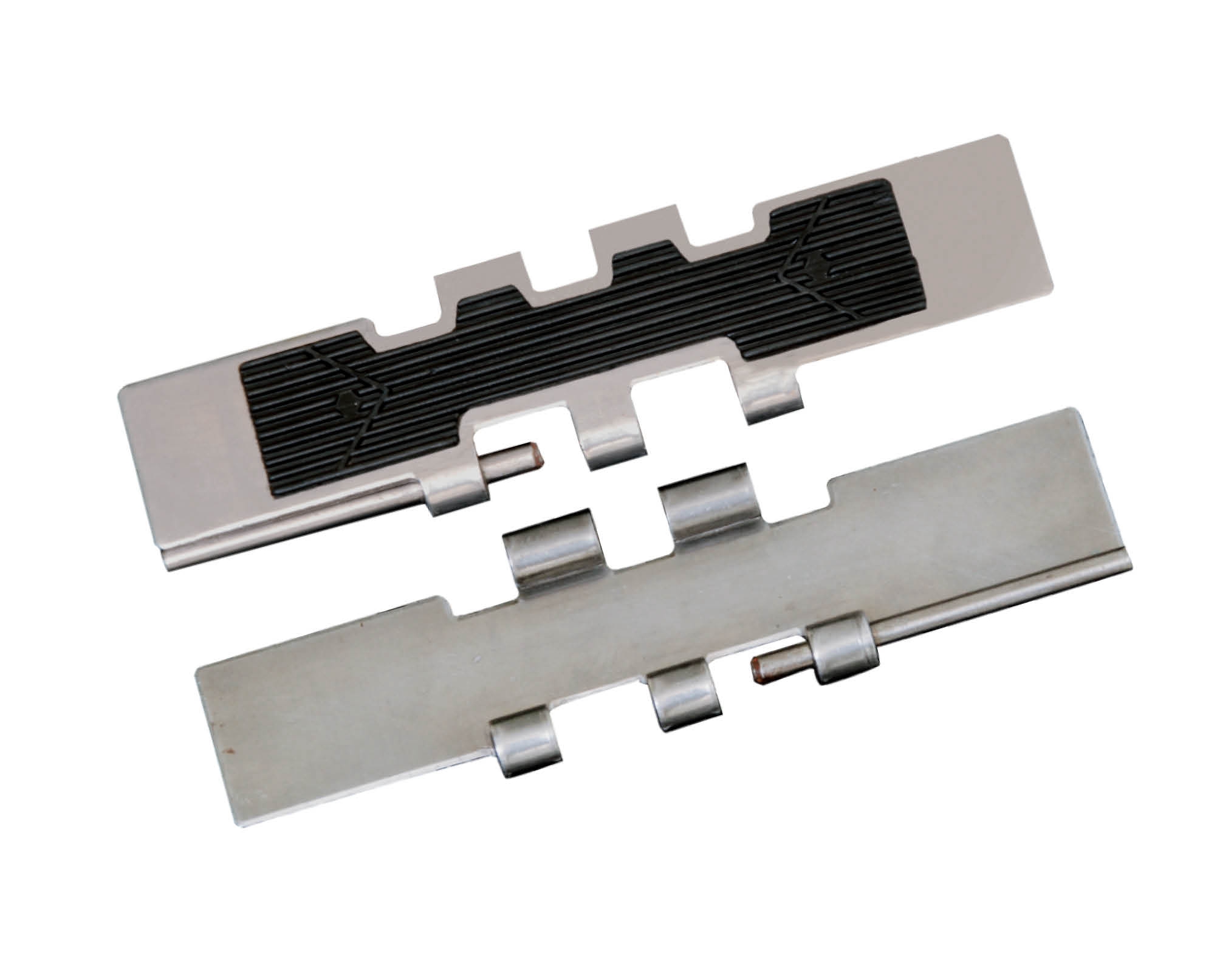PL802FH Stainless steel rubberized surface straight top chain