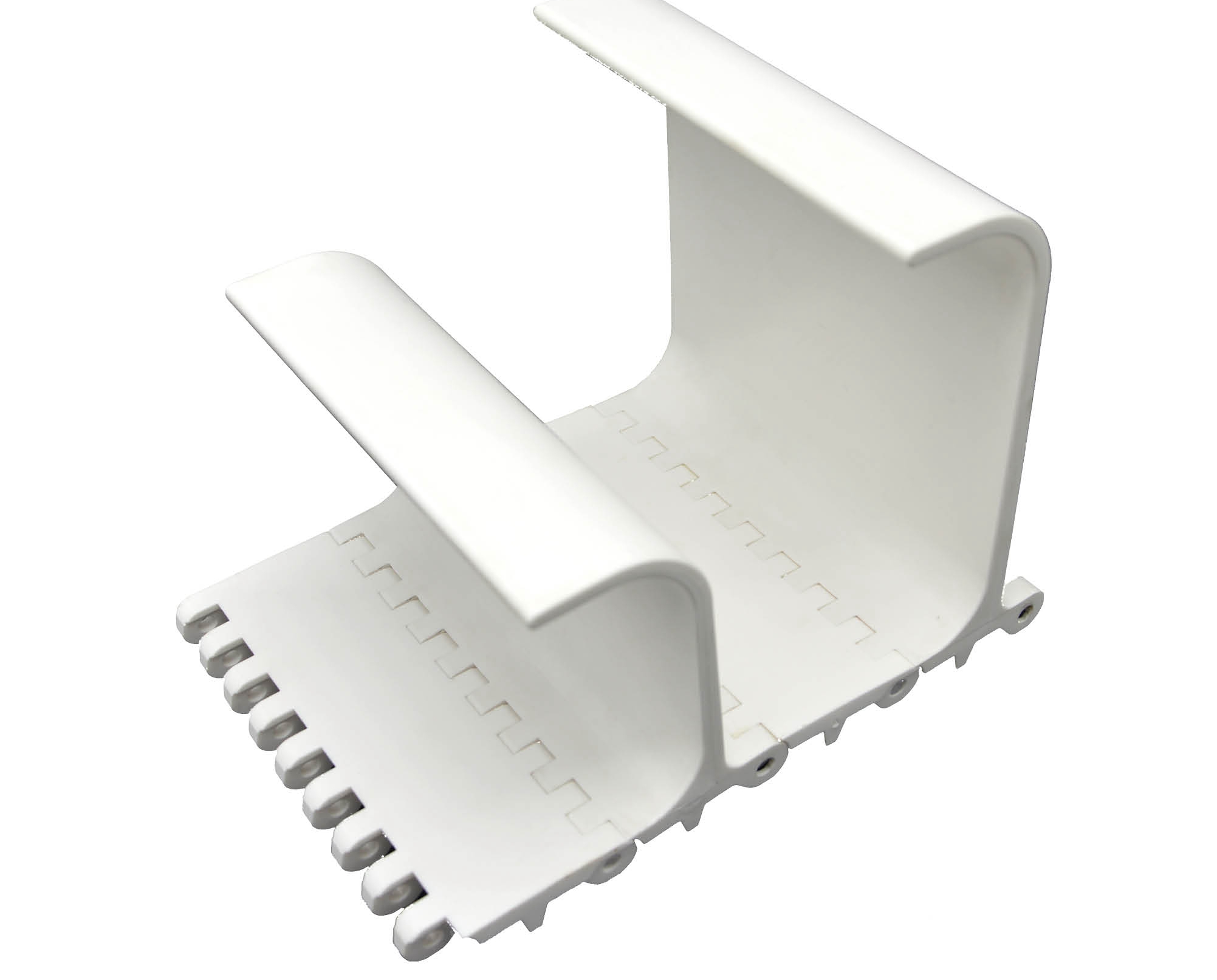 PL800 Modular belt with scoop Flight
