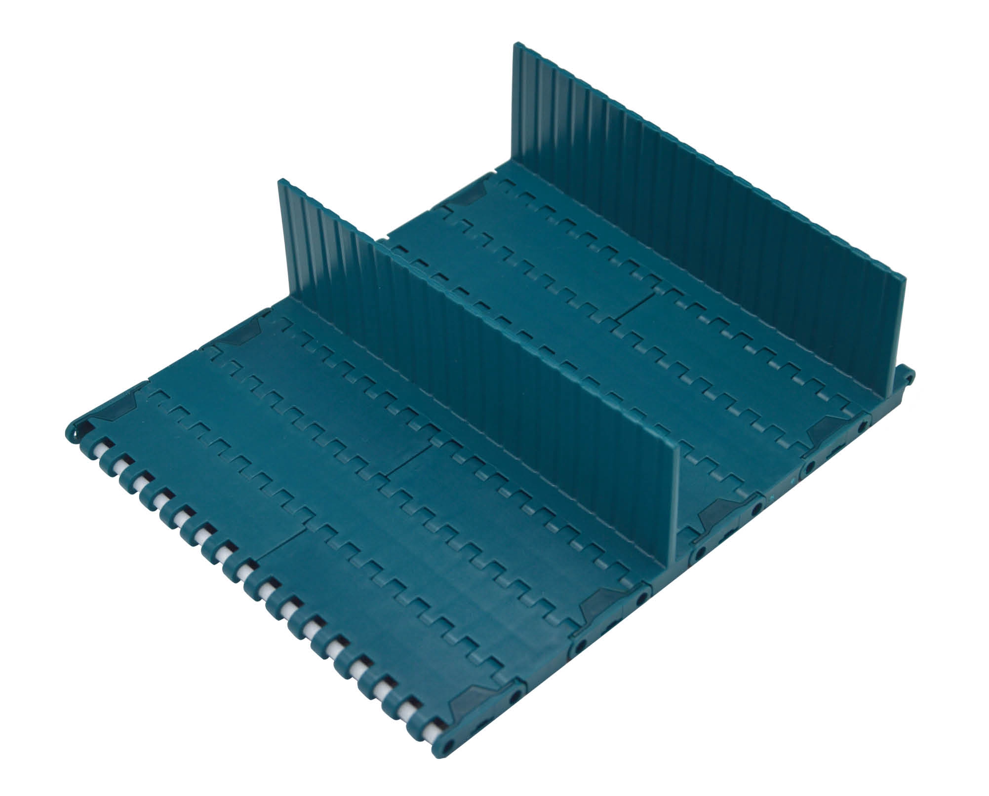 PL 1000 Flat top modular belt with base flight